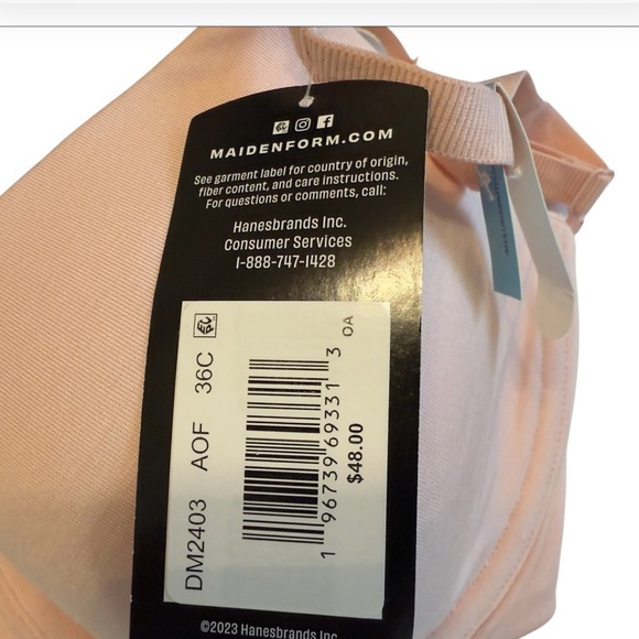 Maidenform Everyday Luxe Full Coverage Underwire T-Shirt Bra
#DM2403 NWT 36C - Picture 4 of 9